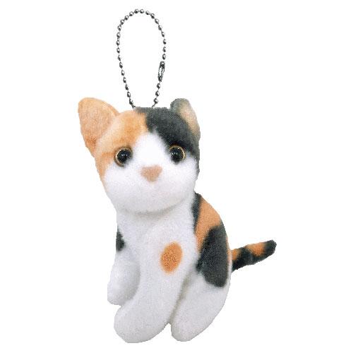 三 毛 猫 ぬいぐるみ sample みけねこのあみぐるみ ふわふわ 大きめ 三